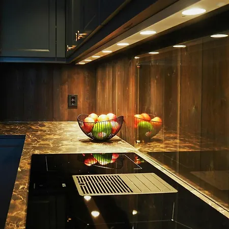 Modern Mountain With A View Over The Sea Tatil Evi Vevle